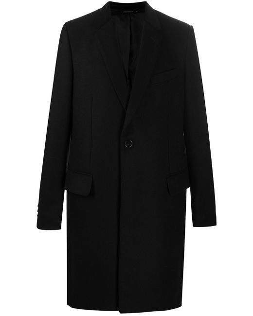 Dolce & Gabbana single-breasted peak lapels coat