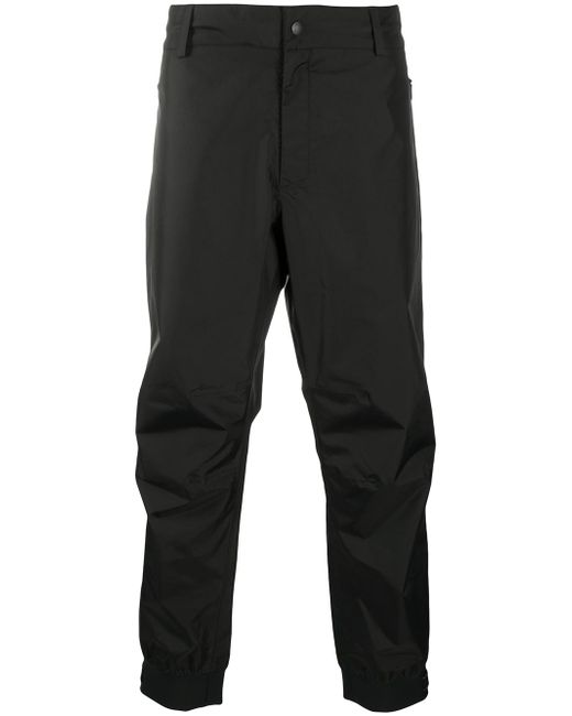 Moncler technical fabric straight leg trousers