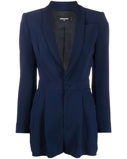 Dsquared2 fitted blazer playsuit