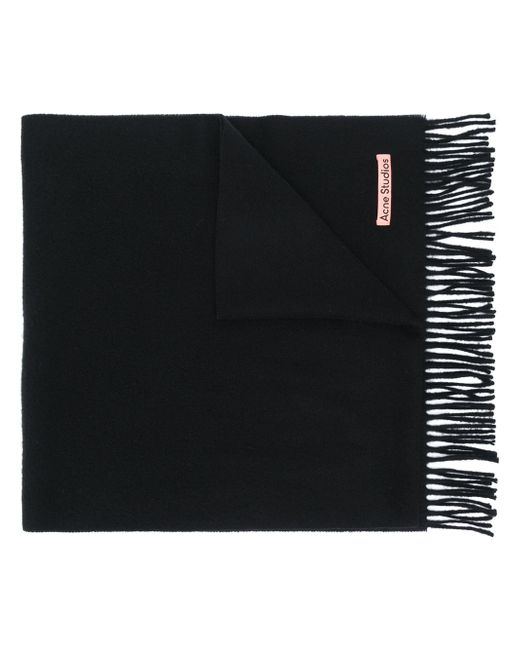 Acne Studios narrow fringed scarf