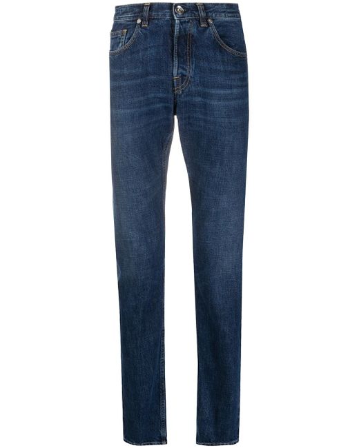 Eleventy mid-rise straight jeans