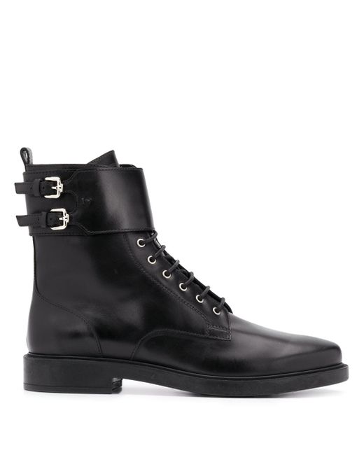 Tod's leather lace-up boots