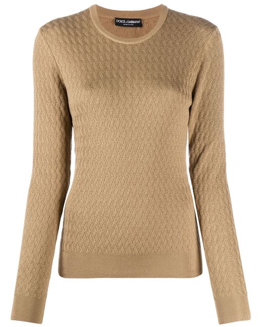 Dolce & Gabbana cable knit jumper