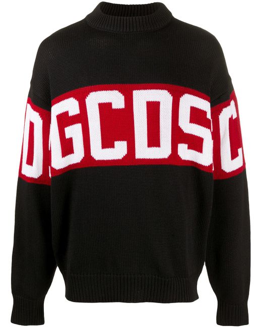 Gcds logo intarsia jumper