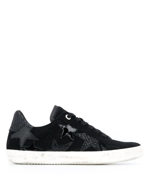 Zadig & Voltaire star-embellished low-top sneakers