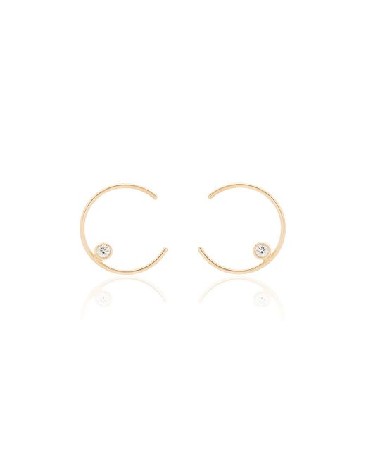 Persée 18kt gold hoop earring
