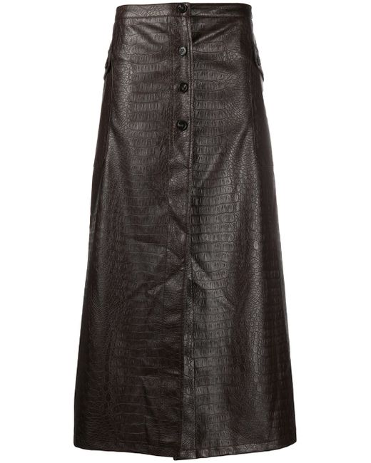 Soulland Cilla button-up skirt