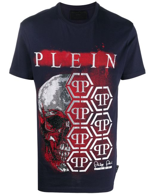 Philipp Plein logo print T-shirt