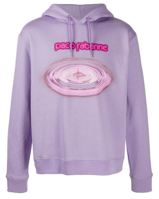 Paco Rabanne hooded logo sweatshirt