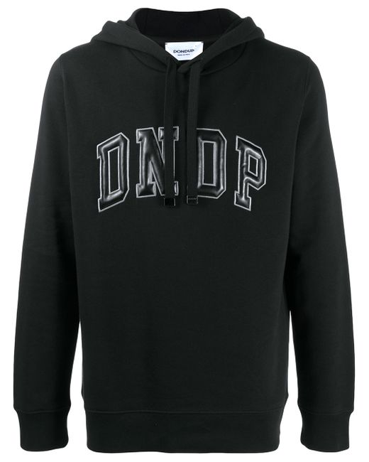 Dondup appliqué logo hoodie