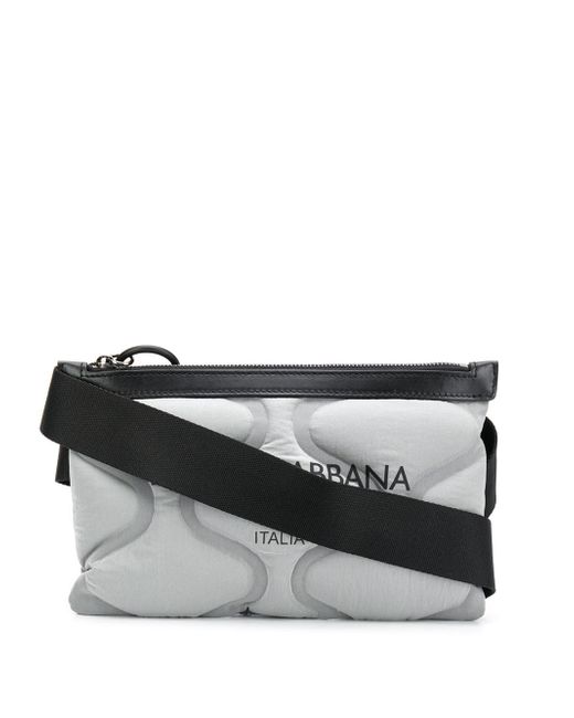 Dolce & Gabbana padded zip-up shoulder bag