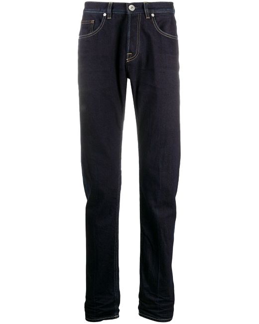 Eleventy mid-rise straight jeans