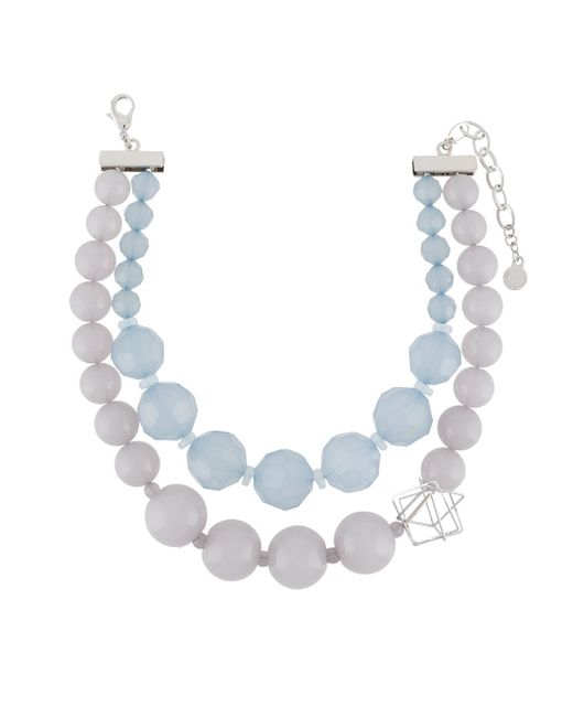 Emporio Armani faceted bead necklace