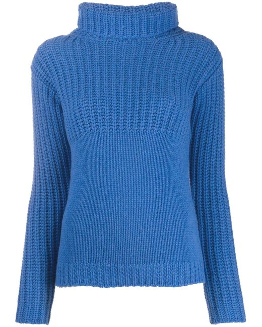 Liska contrast knit jumper