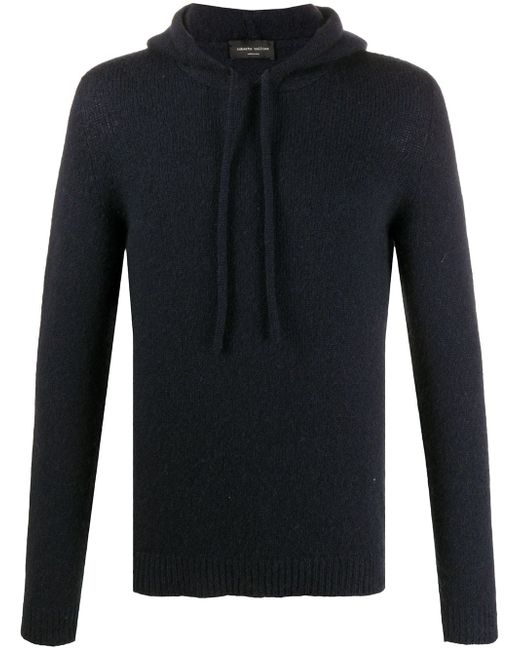 Roberto Collina knitted hooded top
