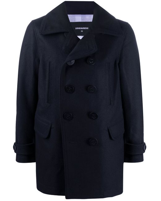 Dsquared2 double-breasted pea coat