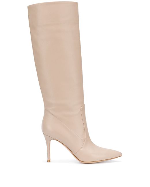 Gianvito Rossi pointed knee-high boots