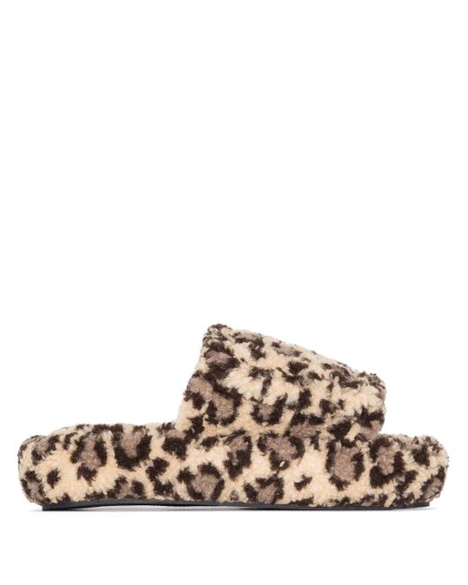 Natasha Zinko leopard print slippers