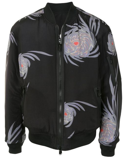 Undercover floral-print zip-up bomber jacket