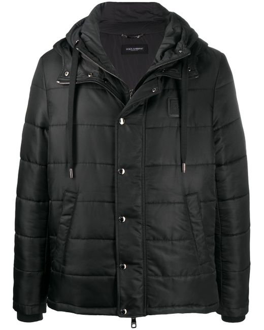 Dolce & Gabbana hooded puffer jacket