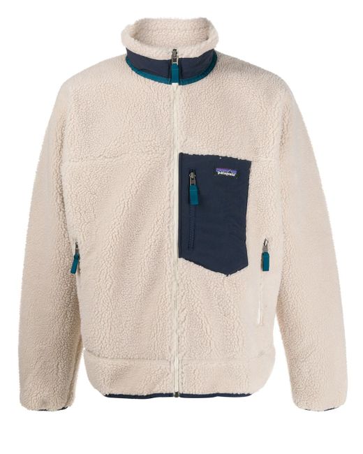 Patagonia zip-up shearling jacket