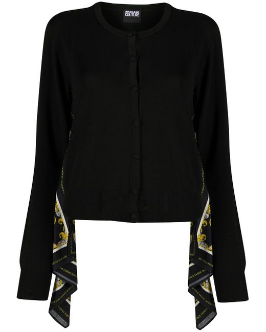 Versace Jeans Couture scarf-detail knit cardigan