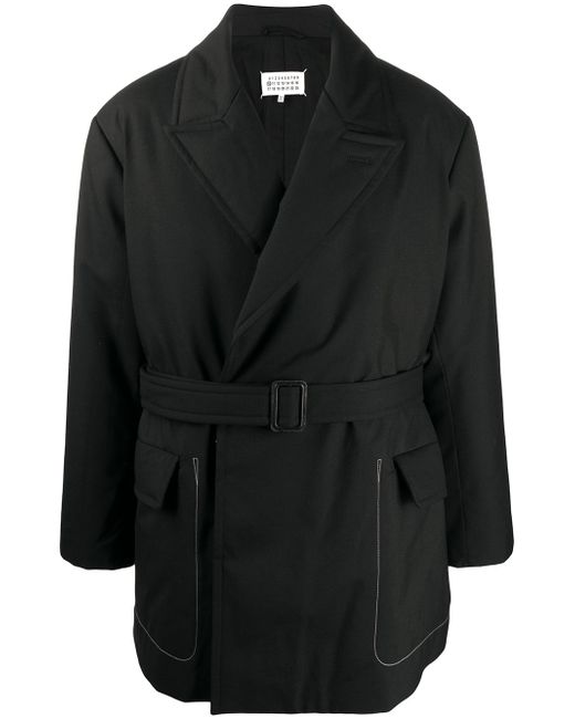 Maison Margiela belted short coat