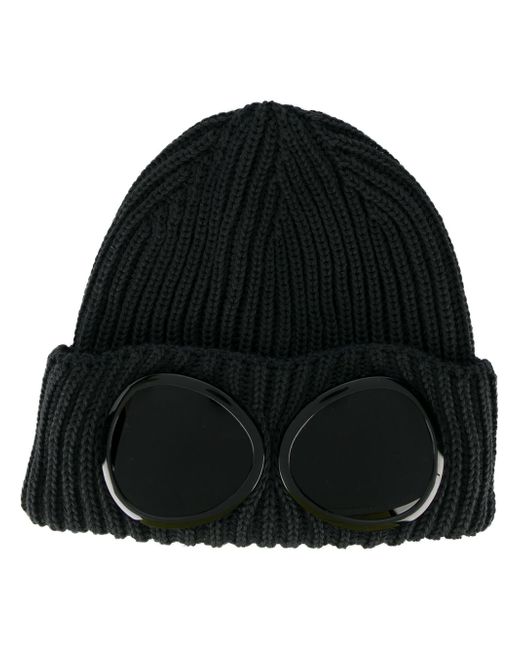 CP Company goggle detail knit cap