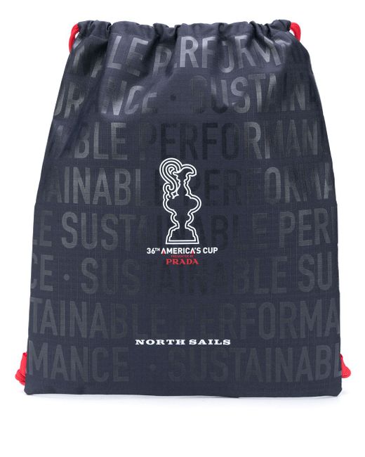 North Sails Americas Cup print backpack
