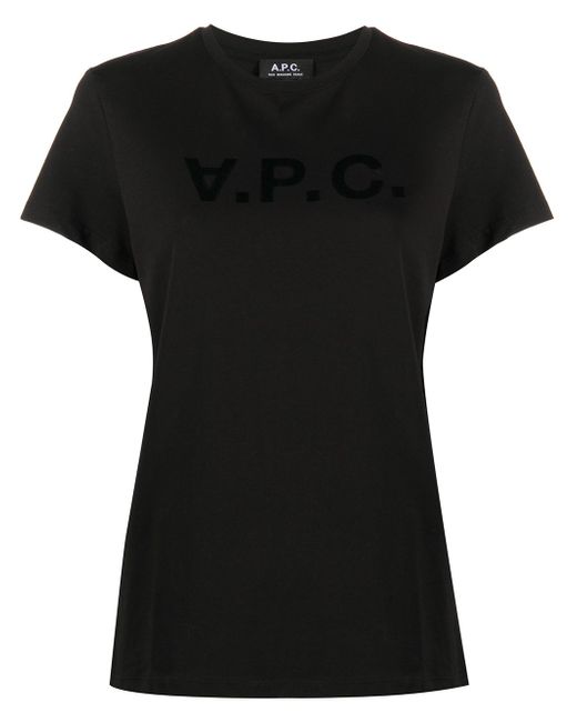 A.P.C. . logo-print short sleeve t-shirt