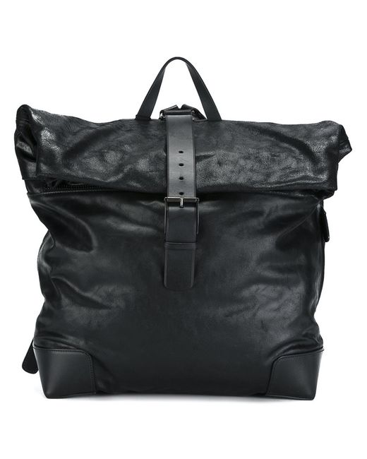 Giorgio Armani buckle flap backpack