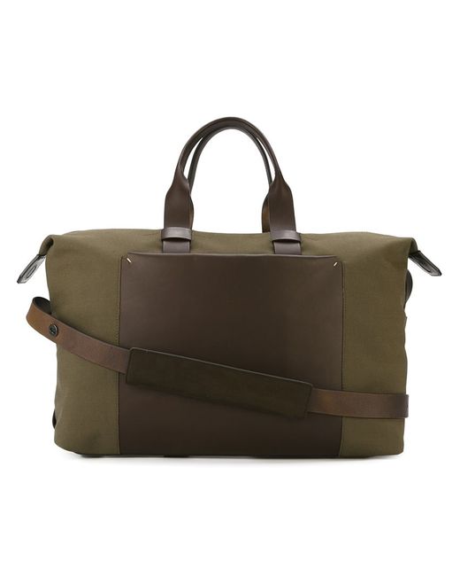 Troubadour Technical Canvas Leather Weekender