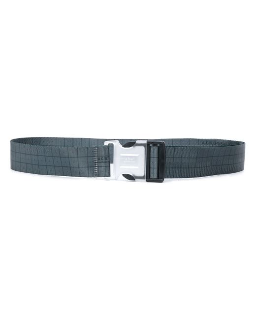 A-Cold-Wall grid-print clip buckle belt