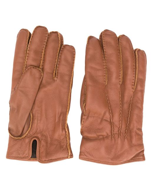 Ermenegildo Zegna cashmere-lined leather gloves