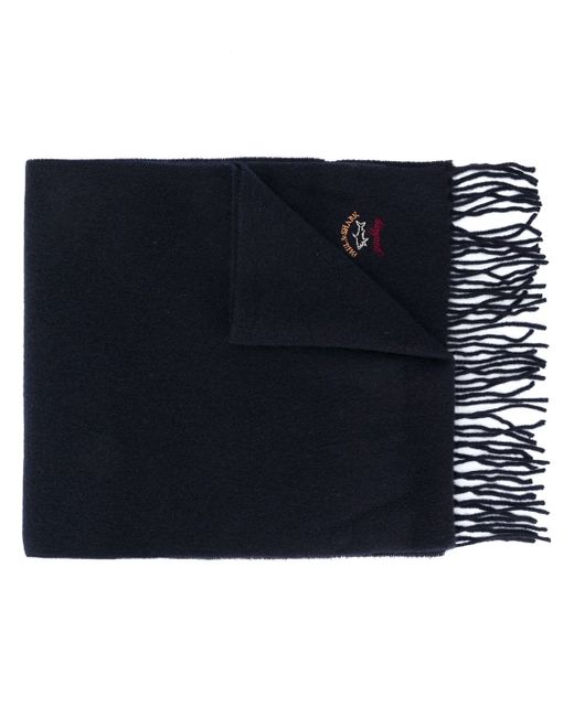 Paul & Shark wool-cashmere logo scarf