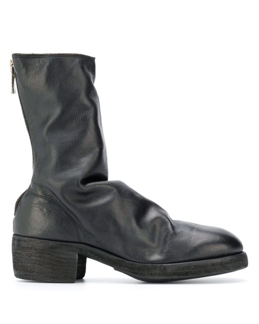 Guidi slouched leather boots