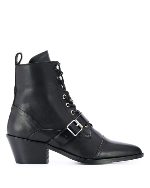 AllSaints Katy zip-up ankle boots