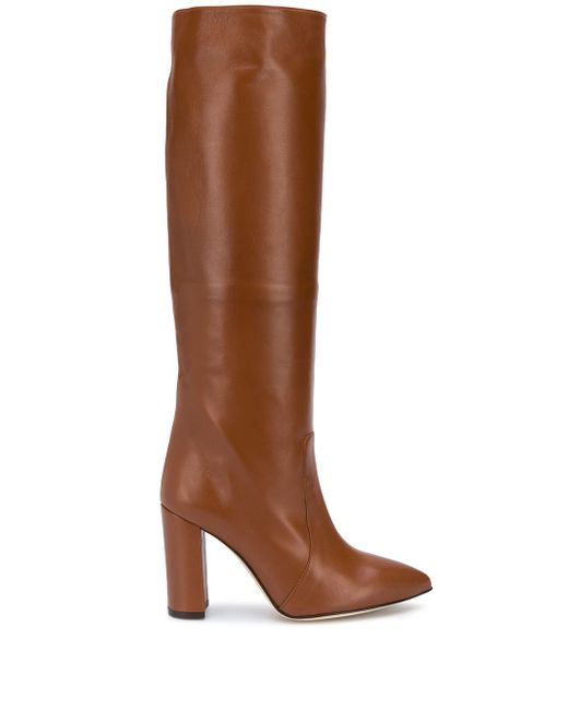 Paris Texas knee-length leather boots