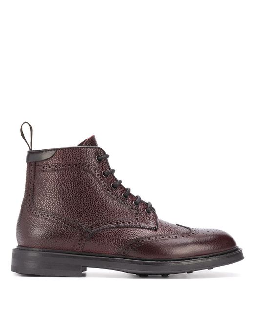 Canali lace-up ankle boots