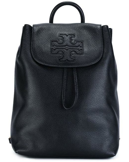 Tory Burch logo patch backpack