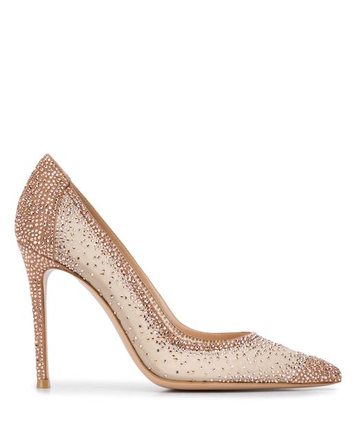 Gianvito Rossi Rania 105mm crystal-embellished pumps