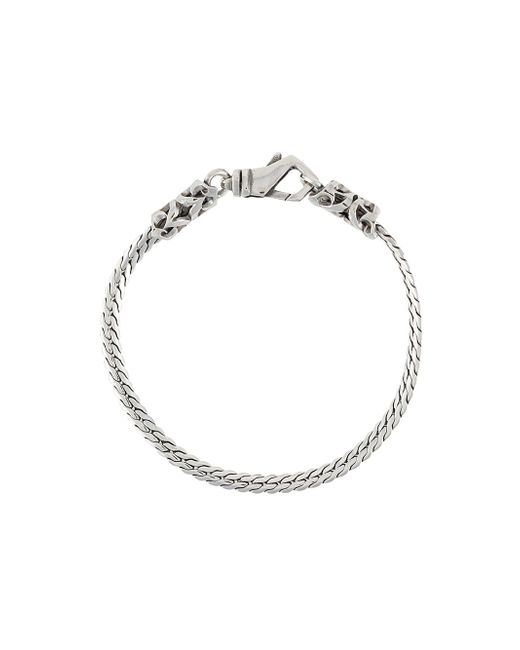 Emanuele Bicocchi herringbone chain bracelet