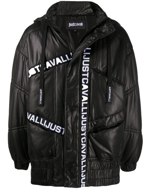 Just Cavalli logo padded jacket