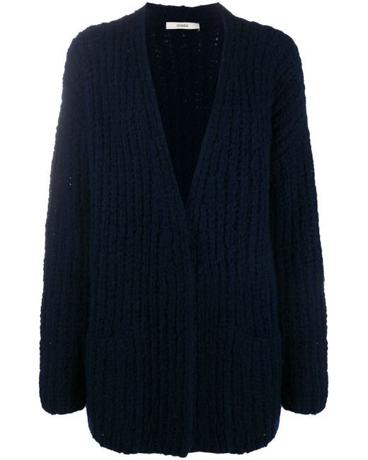 Odeeh chunky knit longline cardigan