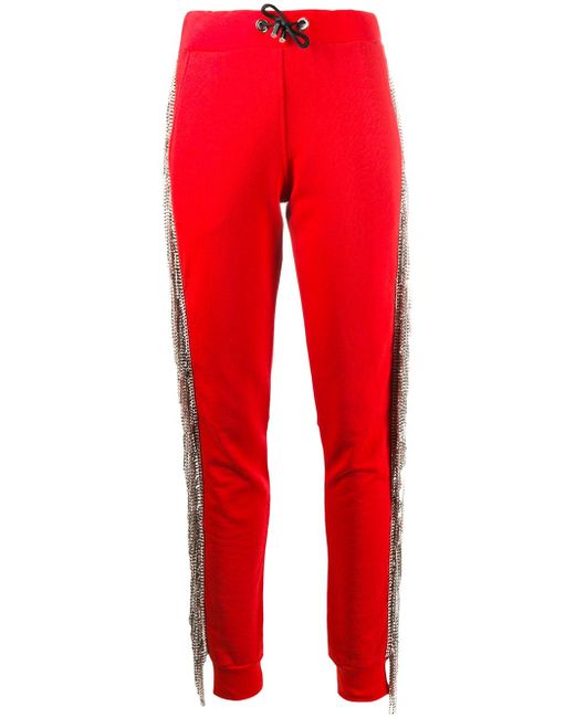 Philipp Plein crystal embellished jogging trousers