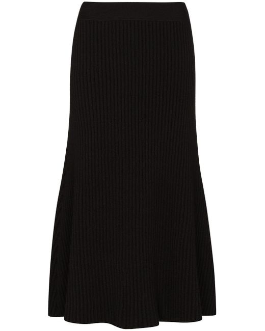 Bottega Veneta ribbed-knit midi skirt