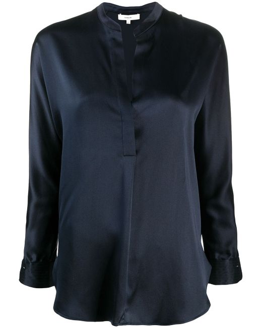 Vince long-sleeved open front blouse