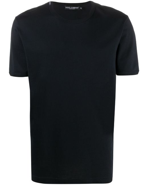 Dolce & Gabbana logo label crew neck T-shirt