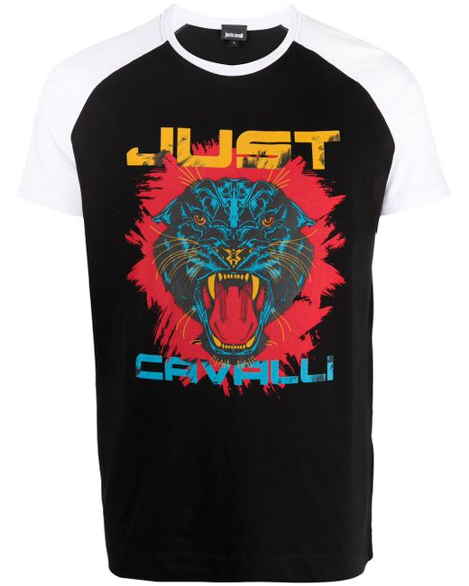 Just Cavalli graphic-print crew neck T-Shirt