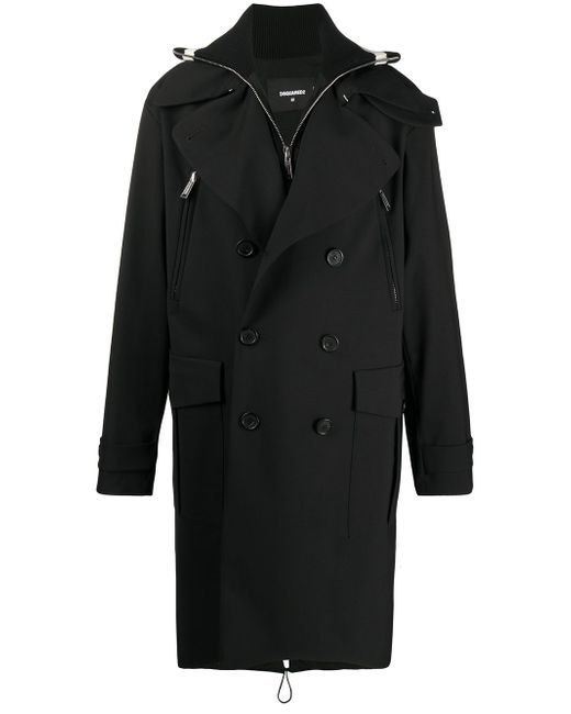 Dsquared2 double-breasted trench coat